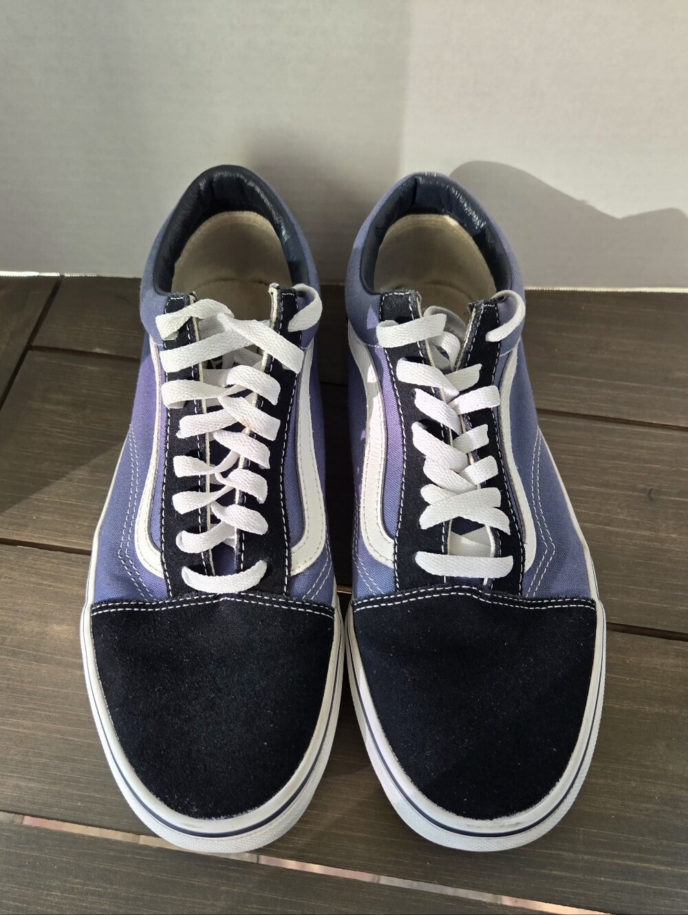 Vans Old Skool Two-Tone Navy Blue Men's 10.5  Classic Skate Shoe